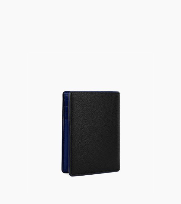 Augustin vertical zipped wallet in grained leather - Image 2