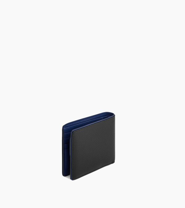 Augustin horizontal flap pocket wallet in grained leather - Image 2