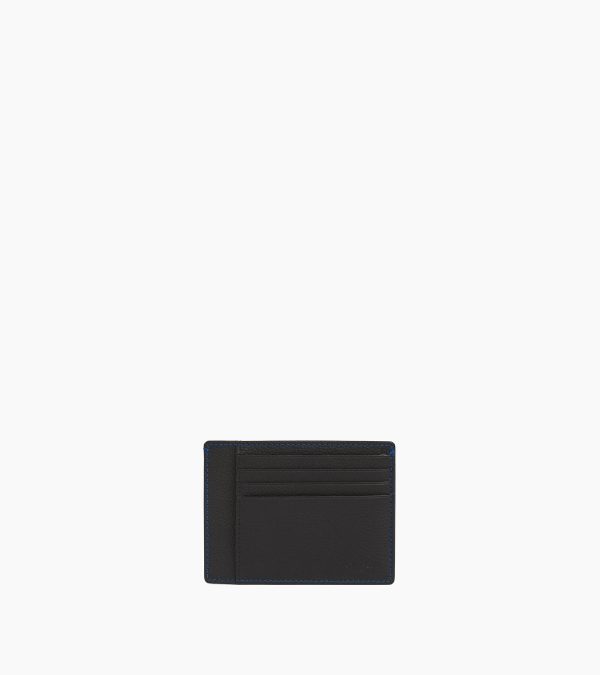 Charles documents holder in grained leather