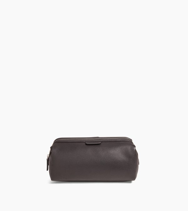 Charles toiletry bag in grained leather
