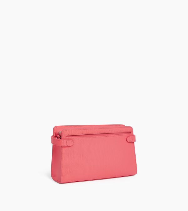 Emilie small shoulder bag in signature T leather - Image 3