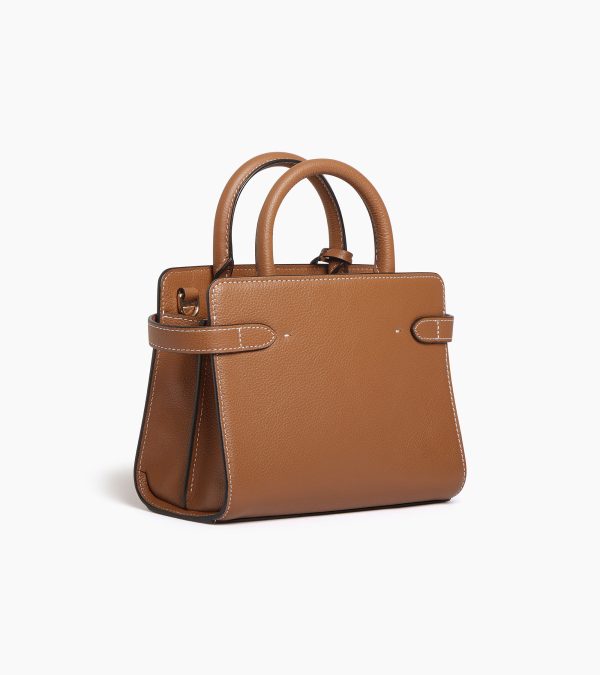 Emilie small handbag in grained leather - Image 3