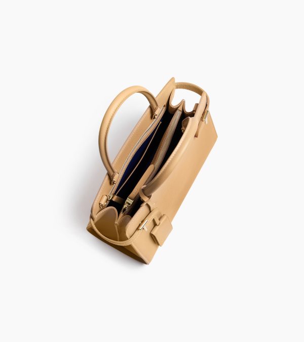 Emilie medium-sized handbag in grained leather - Image 2