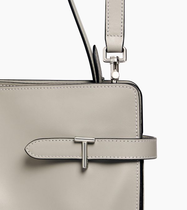 Emie large shoulderbag in smooth leather and nubuck - Image 2