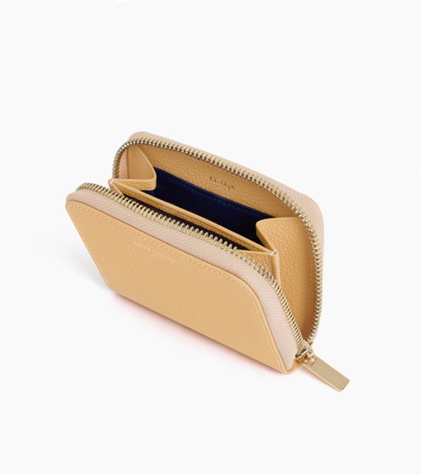 Emilie coin purse in grained leather - Image 2