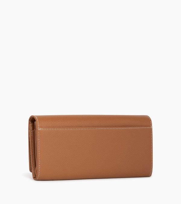 Emilie zipped travel companion in grained leather - Image 3