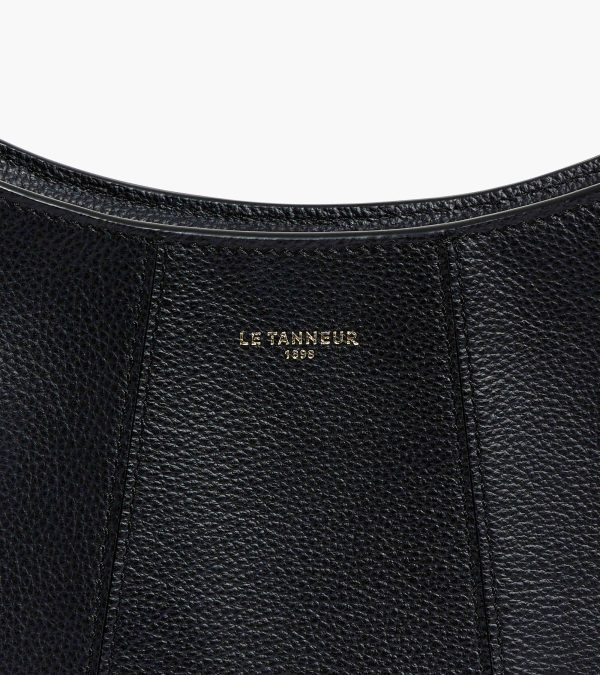 Juliette small half-moon bag in grained leather - Image 2
