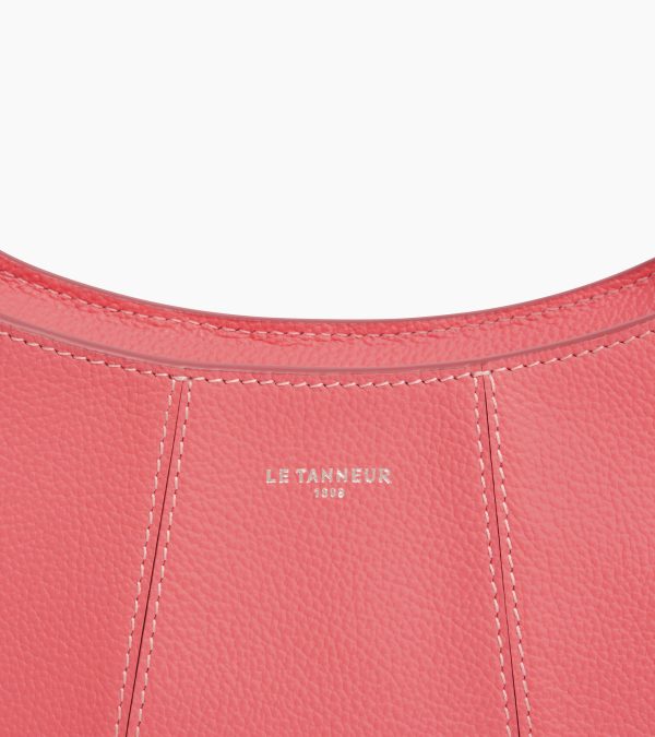 Juliette small half-moon bag in grained leather - Image 2