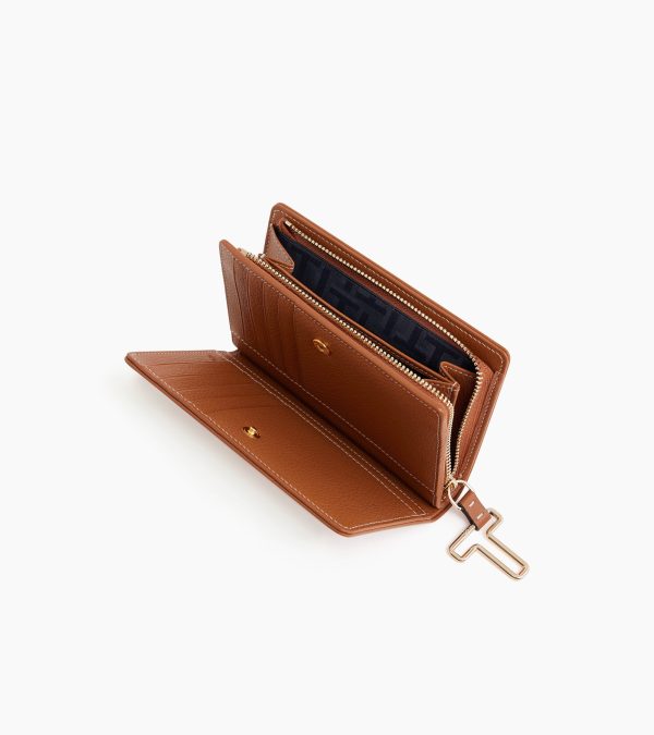 Juliette medium wallet in grained leather - Image 2