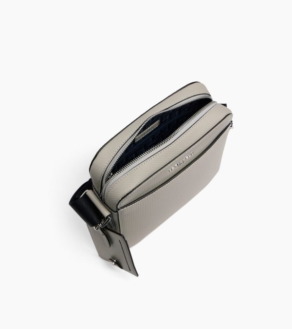 Emile small zipped satchel in signature T leather - Image 2