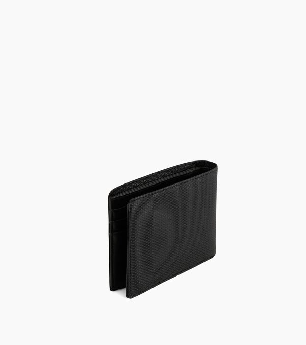 Emile two-fold wallet with flap coin pocket in signature T leather - Image 2