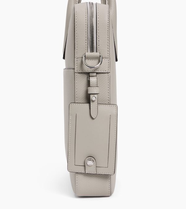 Emile slim, 14" briefcase in signature T leather - Image 3