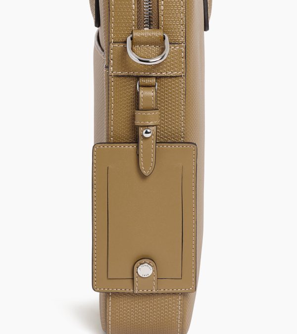 Emile slim, 14" briefcase in signature T leather - Image 2