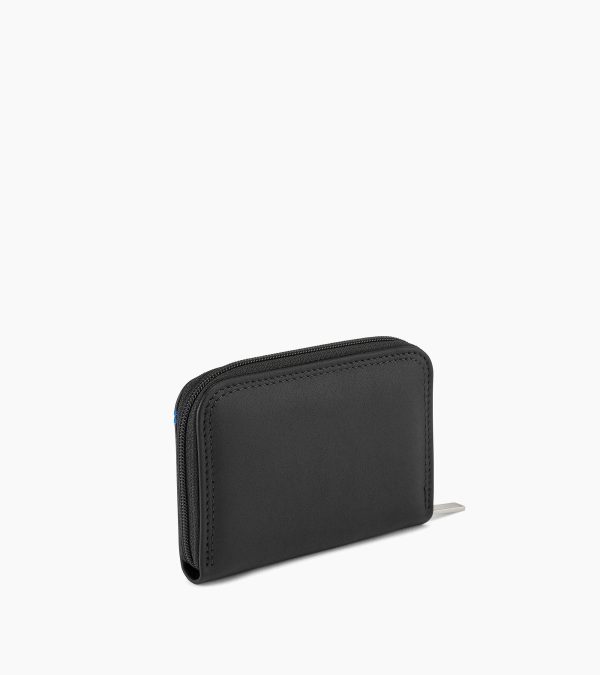 Martin zipped coin purse in smooth leather - Image 2