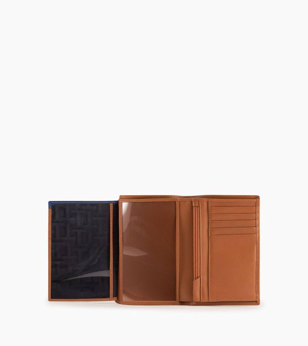 Martin zipped pocket and 2 shutters wallet in smooth leather - Image 2