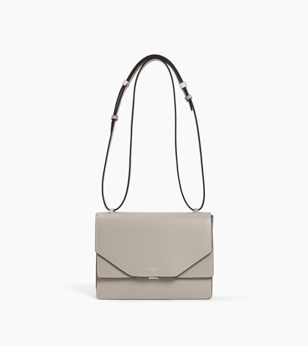 Naya small shoulder bag in leather with cork effect - Image 3