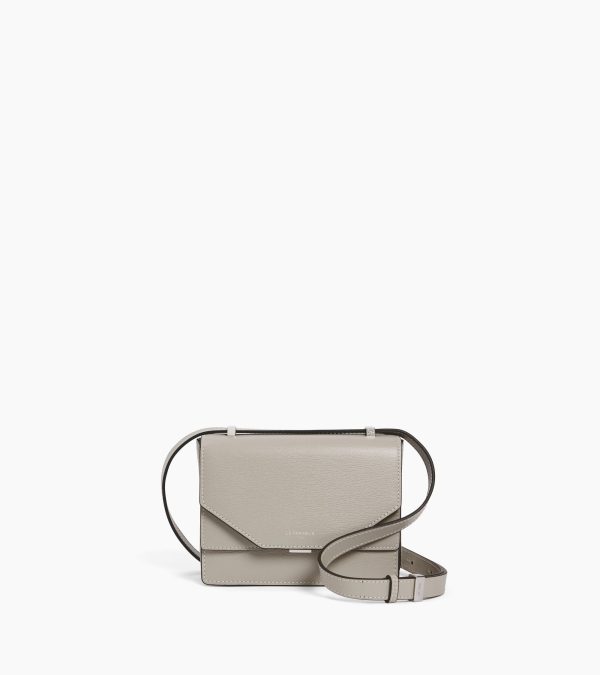 Naya mini shoulder bag in cork effect leather
