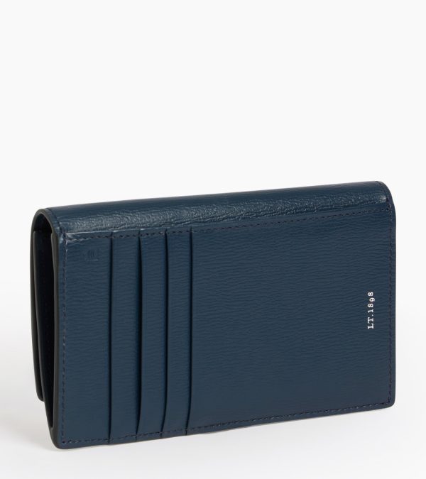 Naya flap card case in cork effect leather - Image 3