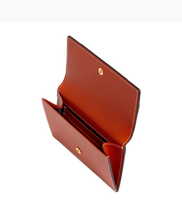 Naya flap card case in cork effect leather - Image 2