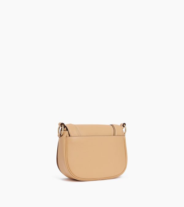 Ella medium crossbody bag in grained leather - Image 3
