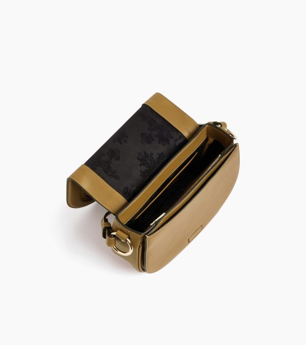 Ella medium crossbody bag in grained leather and nubuck - Image 2