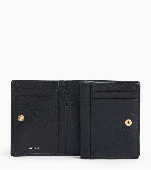 Ella small wallet in grained leather - Image 2