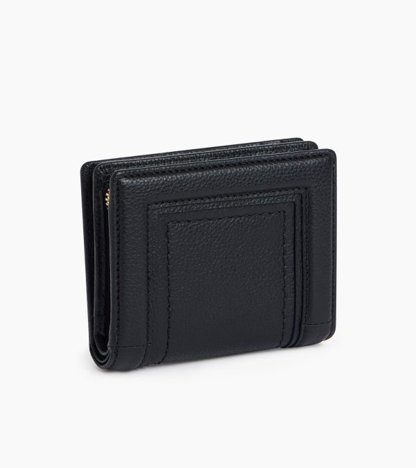 Ella small wallet in grained leather - Image 3