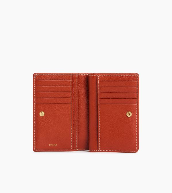 Ella medium wallet in grained leather - Image 2