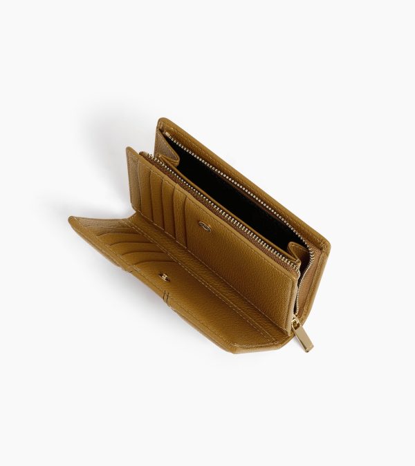 Ella medium wallet in grained leather - Image 3