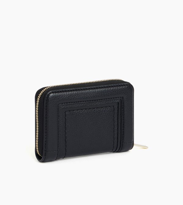 Ella zipped card holder in grained leather - Image 3