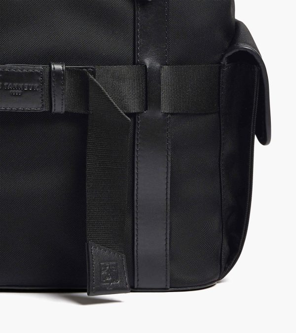 Noah flap backpack in nylon canvas - Image 2