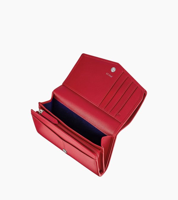 Medium Charlotte wallet in smooth leather - Image 2