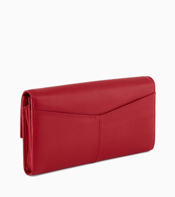 Large Charlotte wallet in smooth leather - Image 3