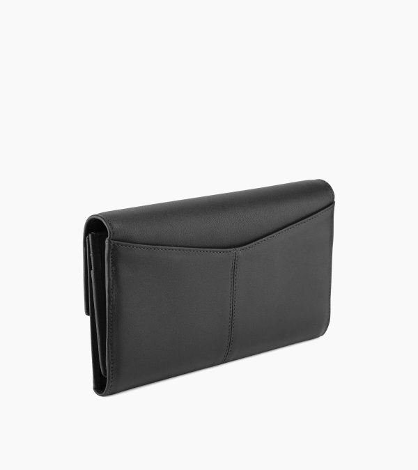 Charlotte one-fold wallet in smooth leather - Image 3