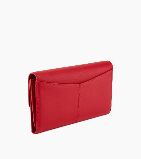 Charlotte one-fold wallet in smooth leather - Image 3