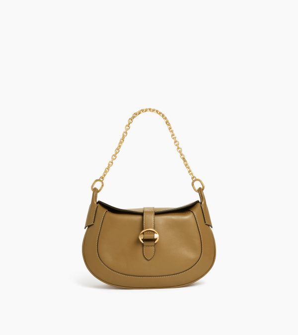 Pia small shoulder bag in smooth leather - Image 4