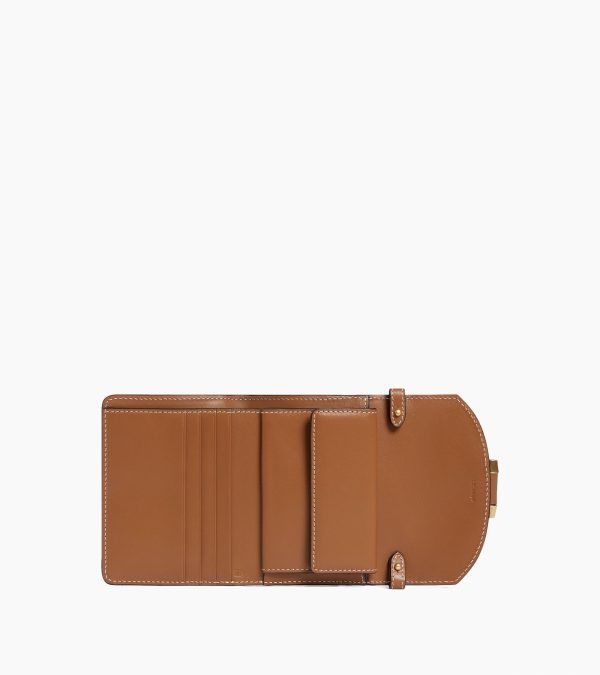 Pia card holder with detachable shoulder strap in  smooth leather - Image 2