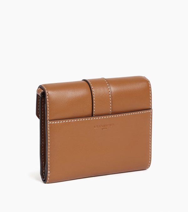 Pia card holder with detachable shoulder strap in  smooth leather - Image 3