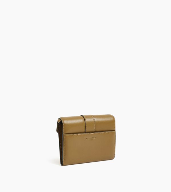Pia card holder with detachable shoulder strap in smooth leather - Image 3