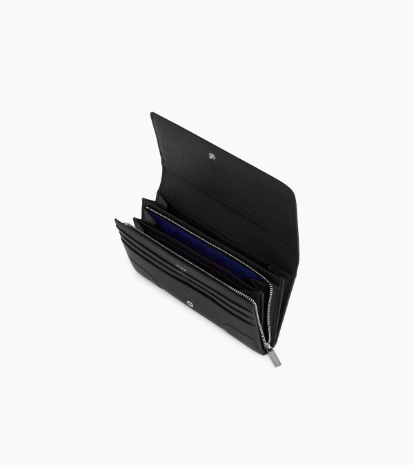 Large Romy flap wallet in grained leather - Image 2